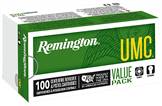 Remington Ammunition 23765 UMC Value Pack 9mm Luger 115 gr 1145 fps Full Metal Jacket (FMJ) 100 Bx/6 Cs